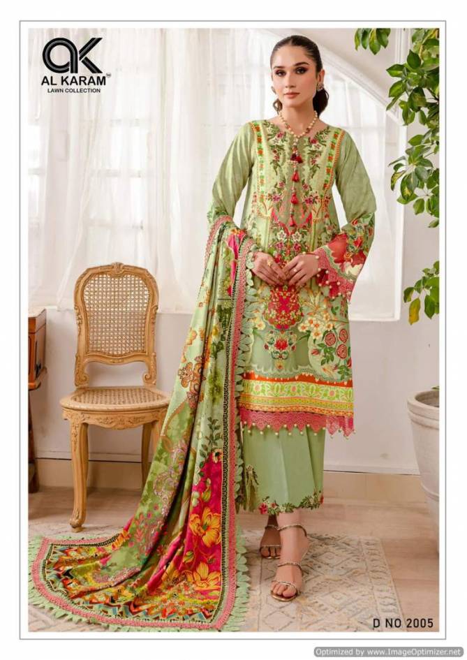 Florence Vol 2 By Al Karam Cambric Cotton Pakistani Dress Material Wholesale Shop In Surat